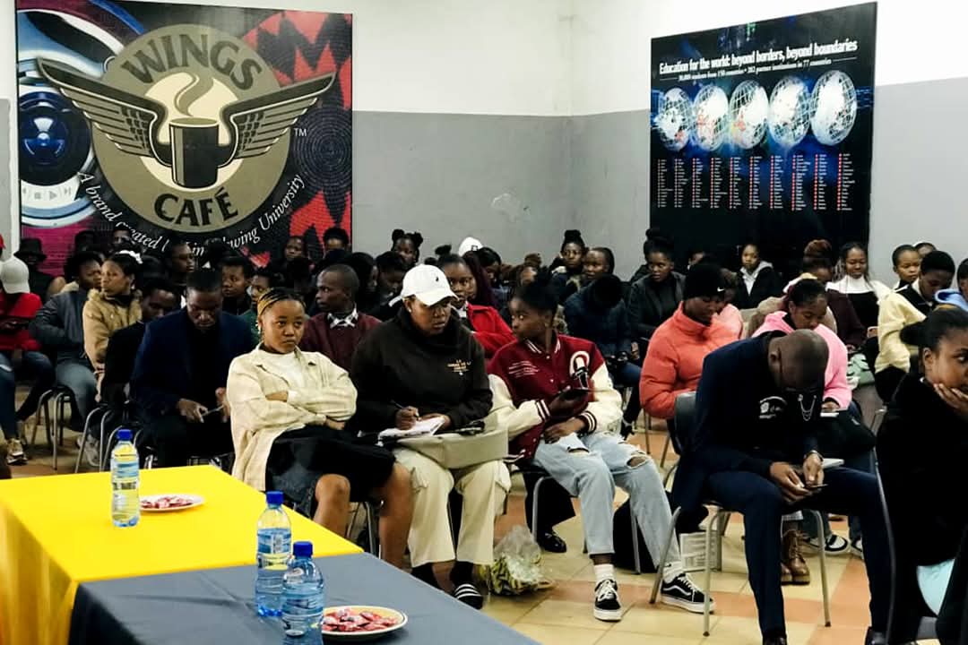 Students attending Youth Link Eswatini event